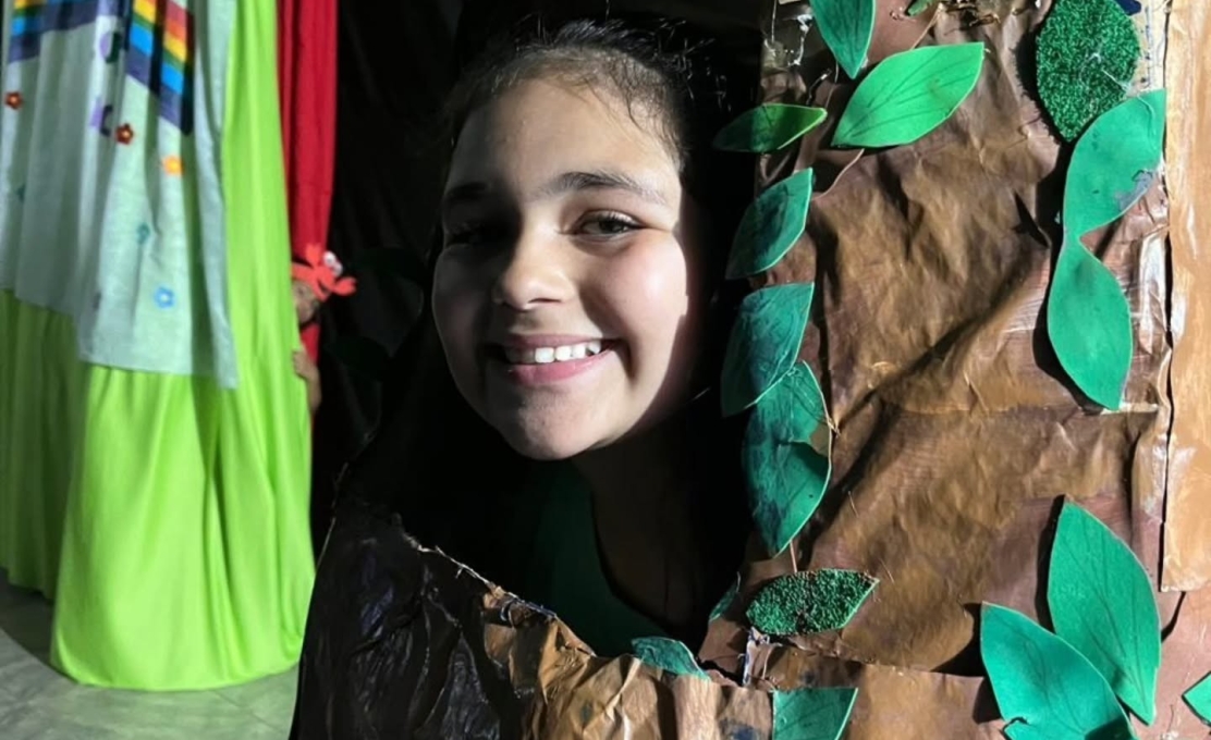 Alunos da Escola Municipal Monteiro Lobato. Brilham no Projeto Literário