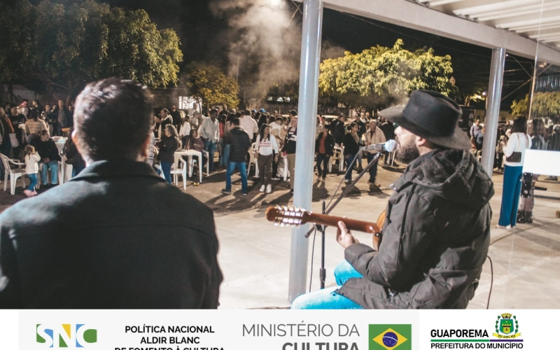 APRESENTAÇÃO MUSICAL NA FEIRA DO PRODUTOR PROMOVE A VALORIZAÇÃO DA CULTURA LOCAL POR MEIO DAS AÇÕES DA PNAB 2026.