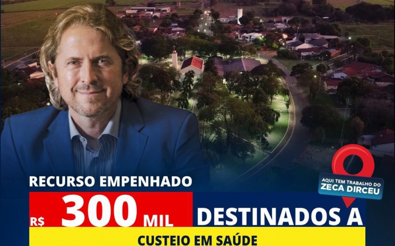 Guaporema Recebera R$ 300.000,00 para a Saúde